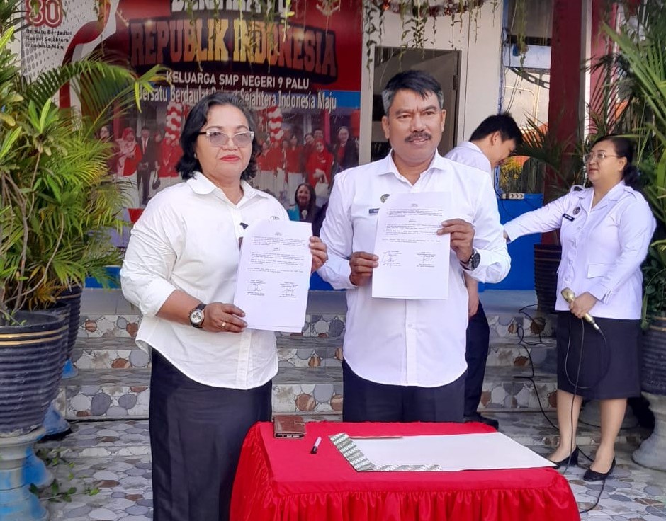 SMP Negeri 9 Palu Jalin Kerja Sama dengan Bapas Palu dalam Rangka Pembinaan Siswa